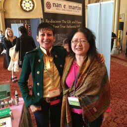 Nan Martin and friend at Live Event Mastery