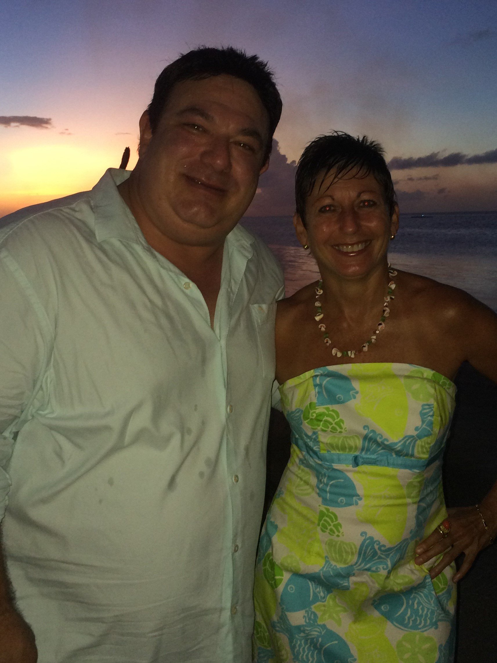 Nan Martin and David Neagle in Belize